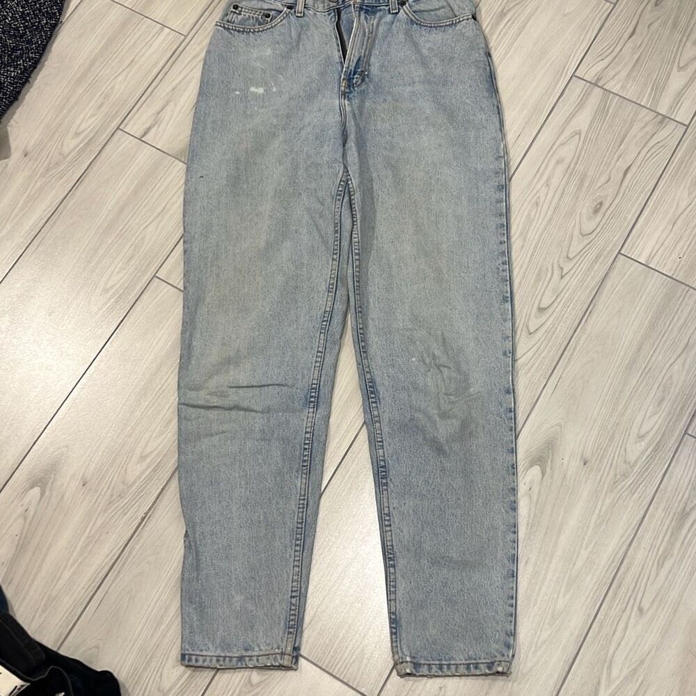 Gap vintage women’s reverse best basics light blue wash jeans size 30‎
